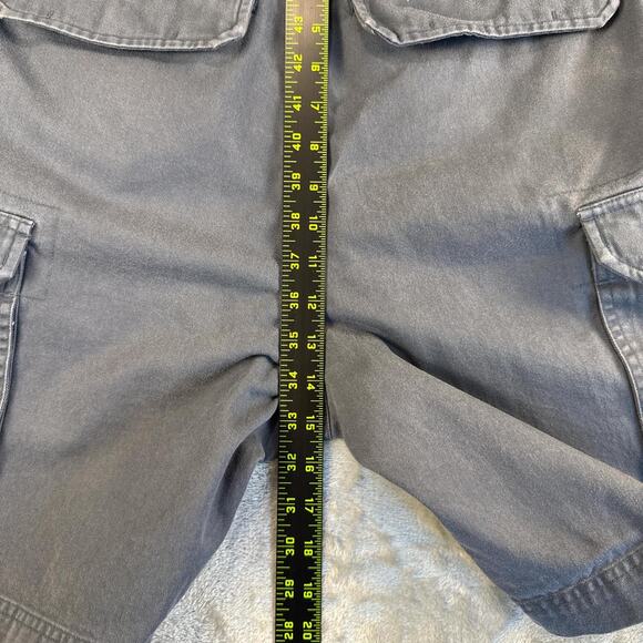 Dickies x walker Work Shorts Mens Size 33 Cargo Canvas Black Flat Front Chino - Picture 5 of 7